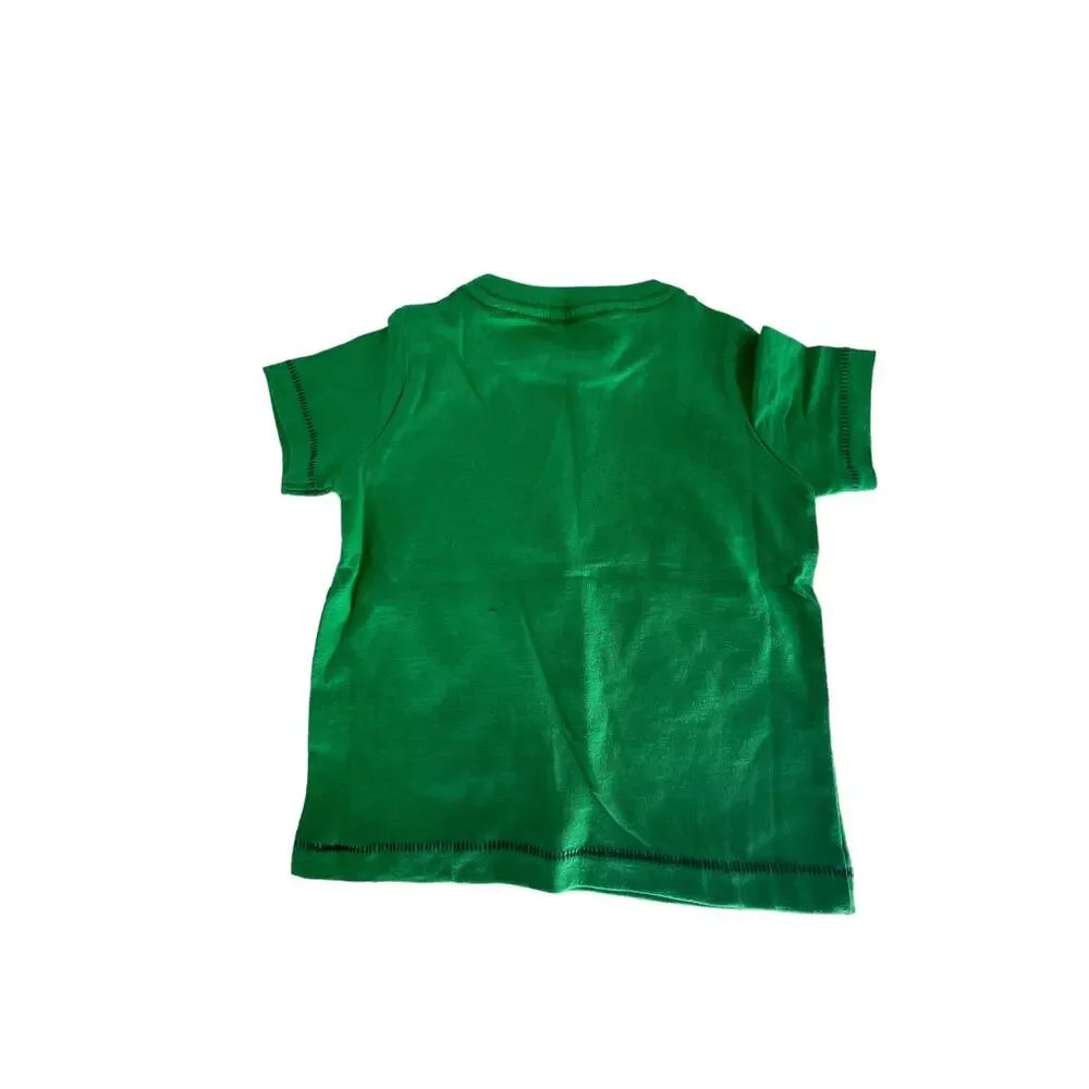 NWT Gymboree Green Graphic Short Sleeve T-Shirt Boys Size 6-12 Months